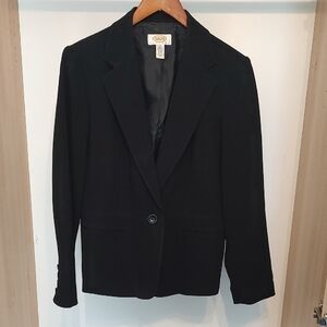 Talbots Black Single-Button Women's Blazer
